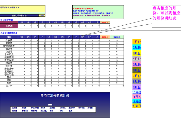 家庭生活記賬本-1