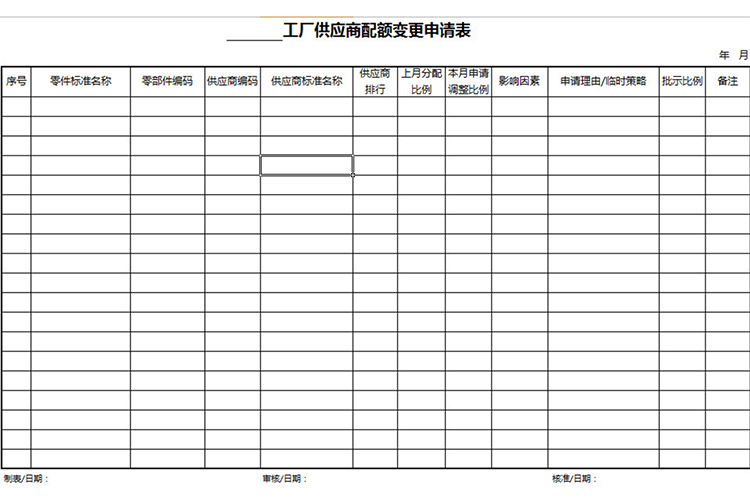 供應商配額變更申請表-1