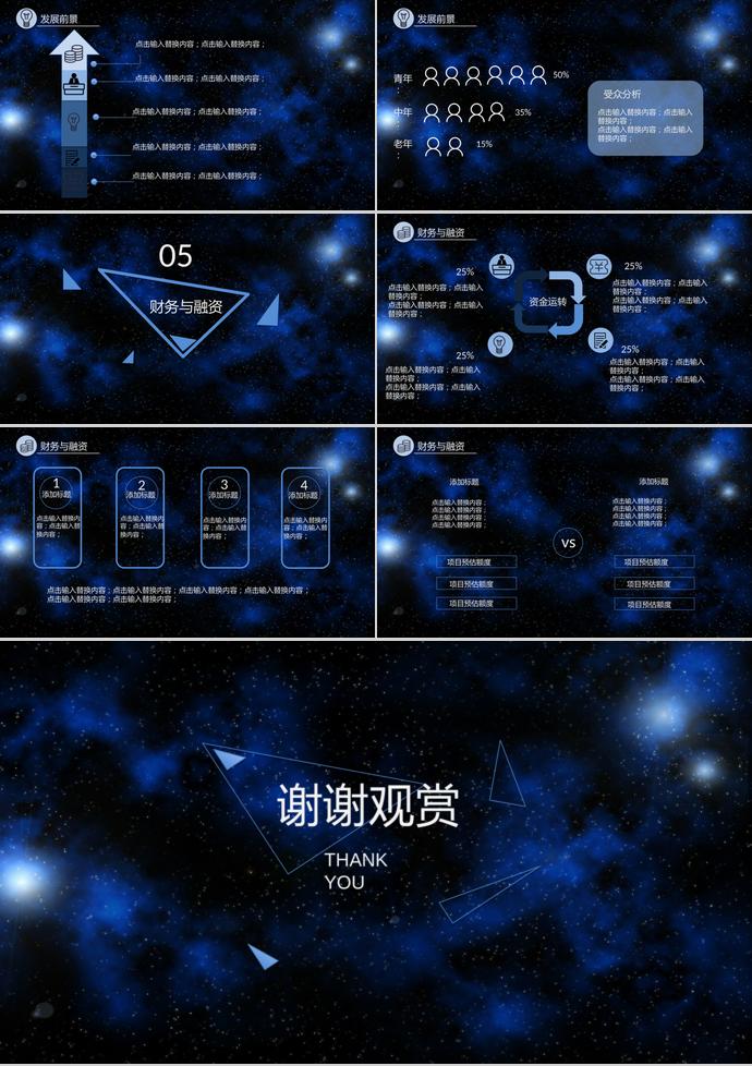 星空創(chuàng)業(yè)融資計(jì)劃書(shū)PPT模板-2