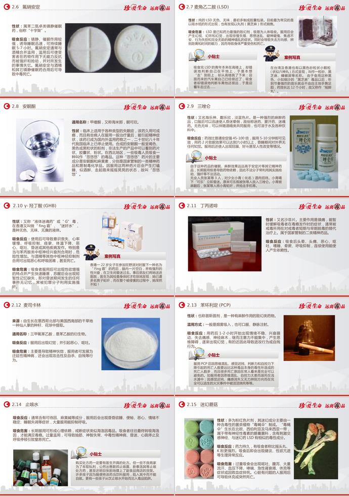 橙色系精美風禁毒主題宣傳ppt模板-2