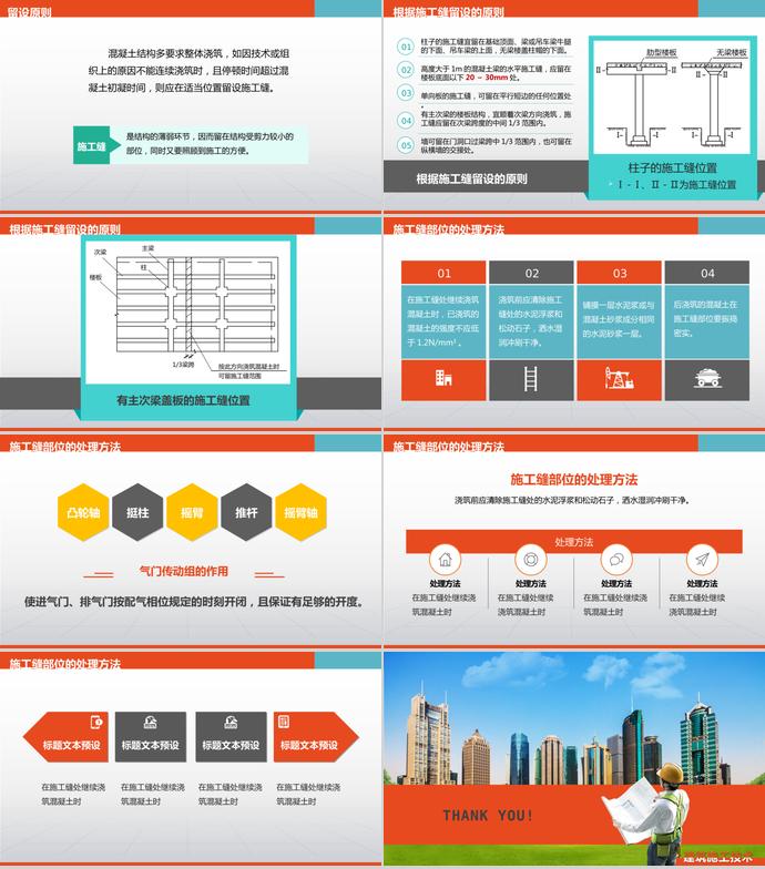 橙色系簡(jiǎn)約風(fēng)混凝土工程畢業(yè)答辯PPT模板-2