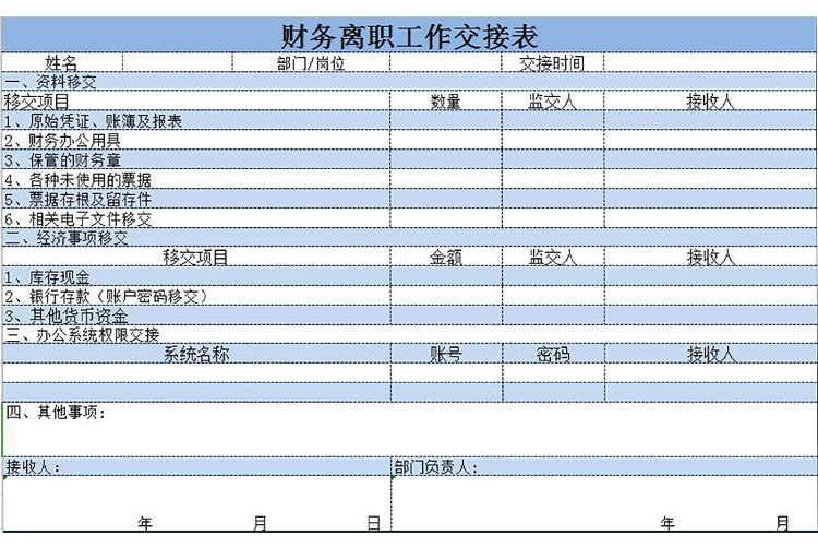 財務離職工作交接表-1