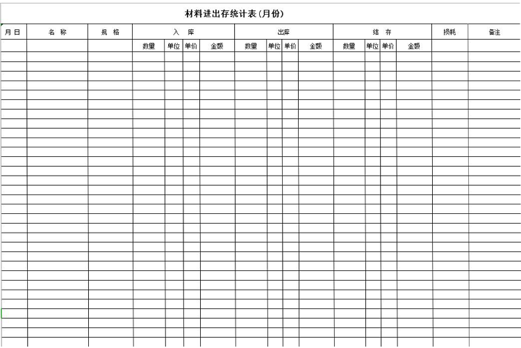 庫存統計表(月份)-1