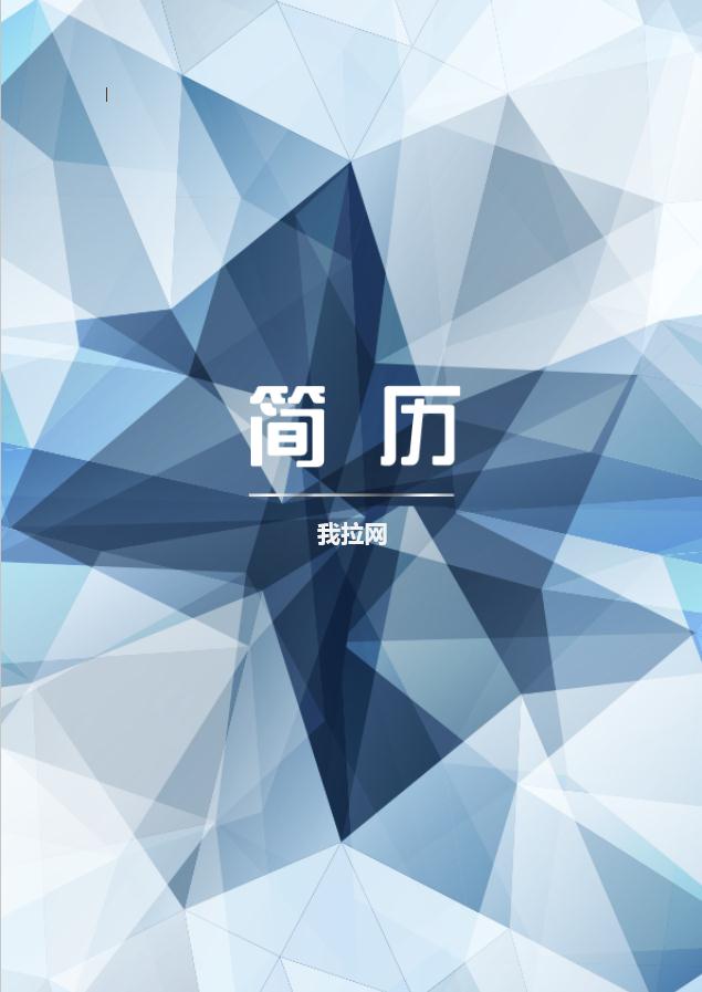 白色系商務風軟件客服簡歷模板