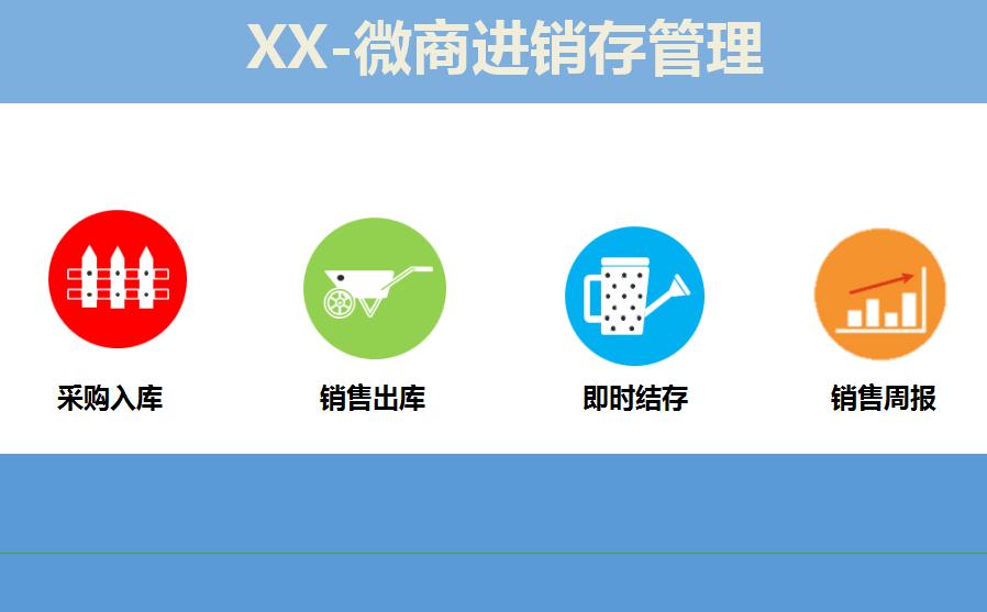微商進銷存Excel管理系統