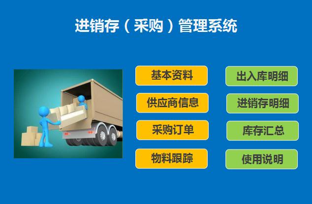 進銷存采購管理系統excel模板