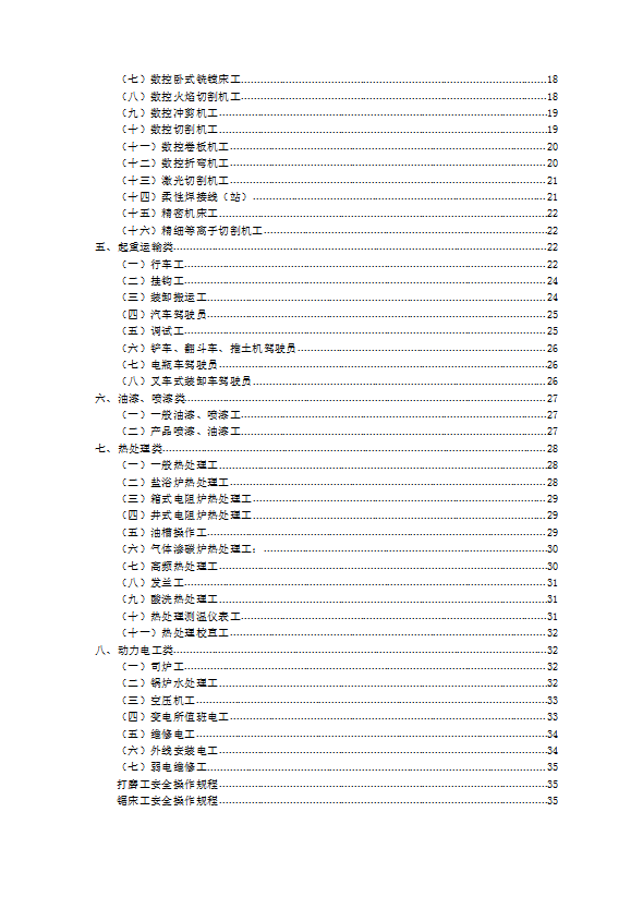 各類設備安全操作規程word模板-1