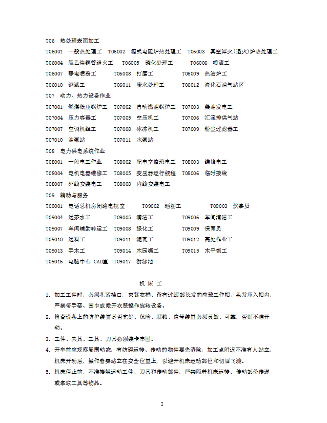 各工種安全操作規程word模板-1