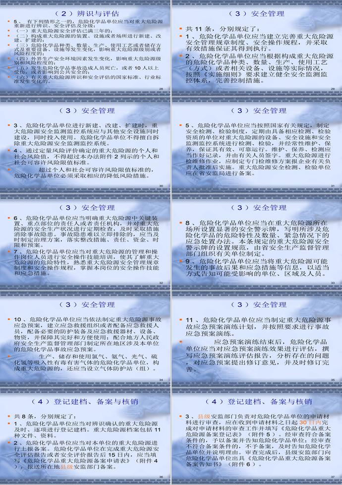 重大危險源實施細則規范PPT模板-3