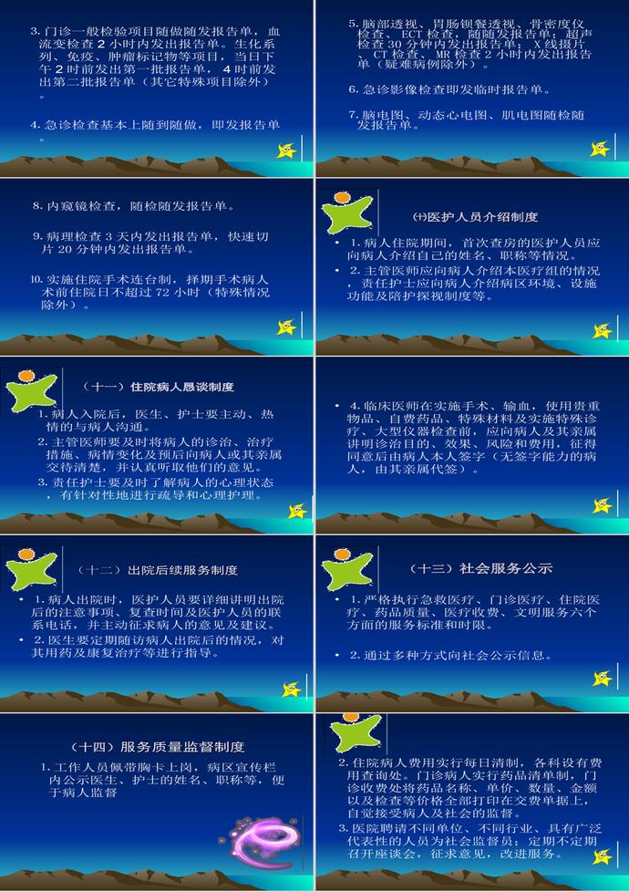 醫院工作制度課件PPT模板-2