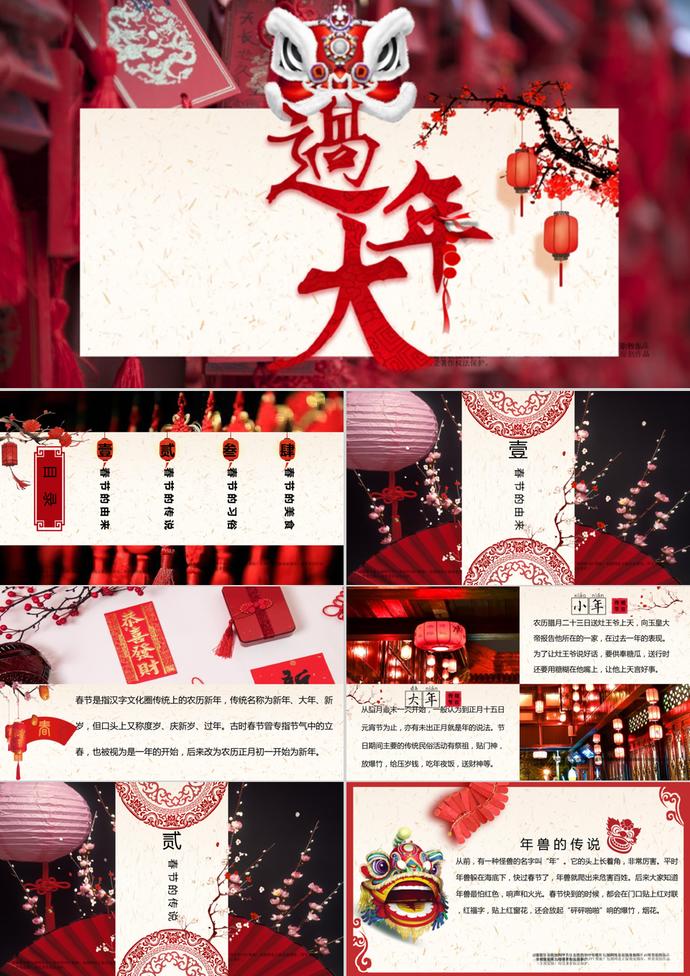 春節PPT模板