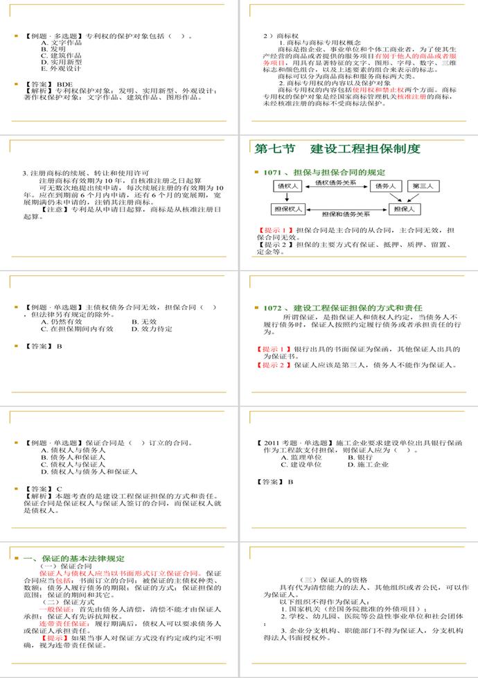 建設(shè)工程物權(quán)制度PPT模板-2