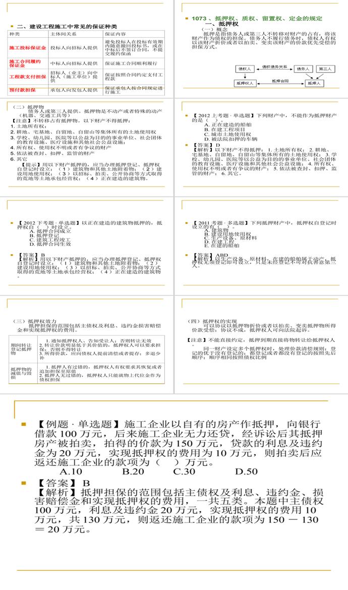 建設(shè)工程物權(quán)制度PPT模板-3
