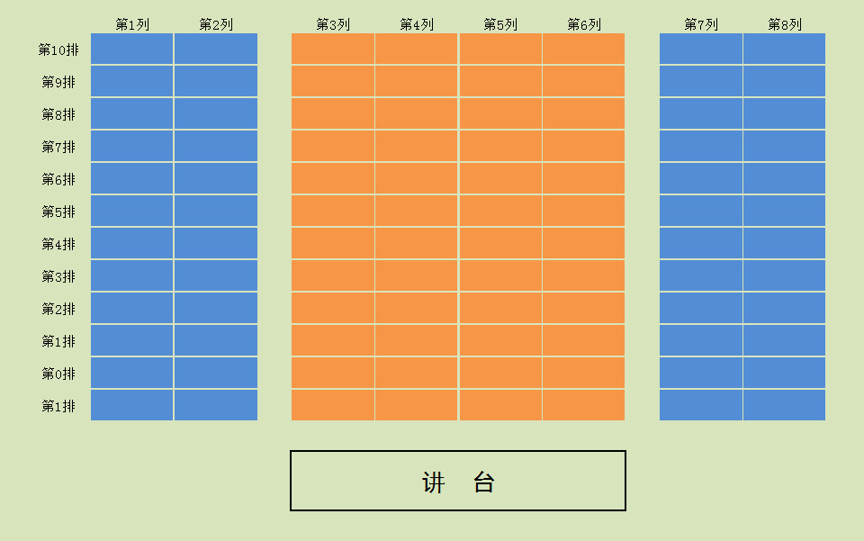 班級座位安排表