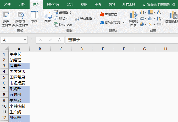 繪制組織結構圖