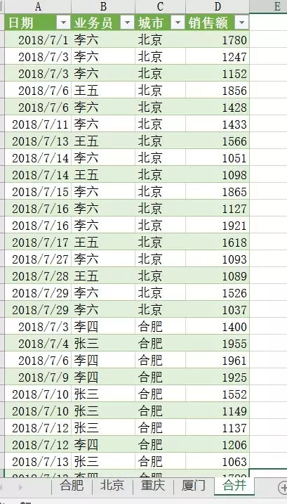 新工作表